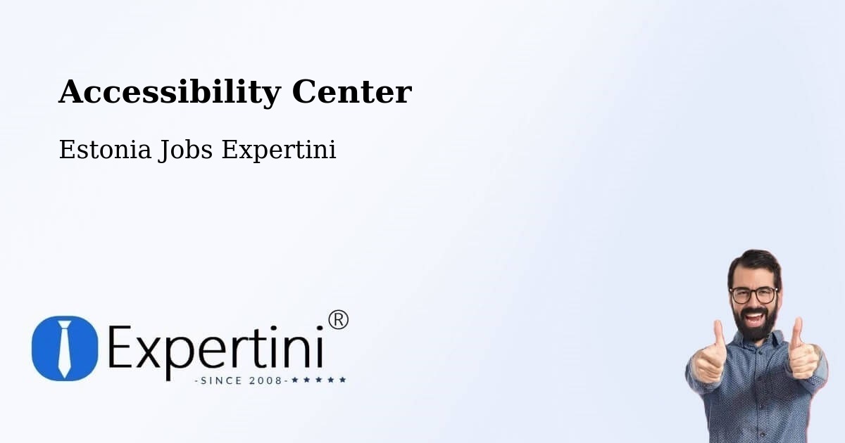Accessibility Statement – Tootsi - Estonia Jobs Expertini