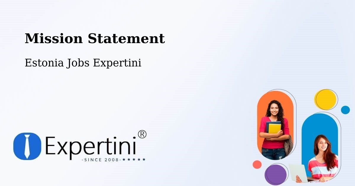 Corporate Mission – Tootsi - Estonia Jobs Expertini